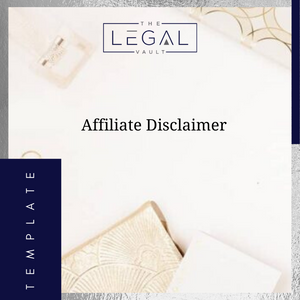 Affiliate Disclaimer Template